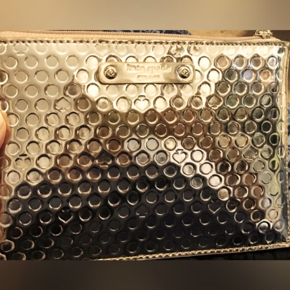Kate Spade Metallic Gold Change Purse